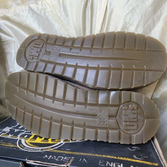 Dr.Martens Made In England Mens Suede Padded Collar Mule in Tan NWT Deadstock - Picture 9 of 13